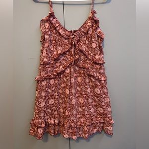 Flowy Burnt Orange Dress